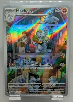 Pokemon 151 Machoke 177/165 Illustration Rare Alternate Art NM/M - Image 1