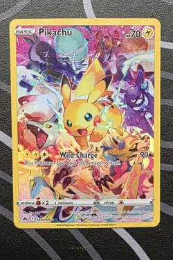 ⚡ Pokemon Pikachu 160/159 Crown Zenith Full Art Secret Rare Holo – NM ⚡ - Image 1