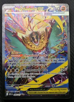 Pokemon Mega Hawlucha EX SIR 283/217 Ascended Heroes Near Mint Pack Fresh! - Image 1