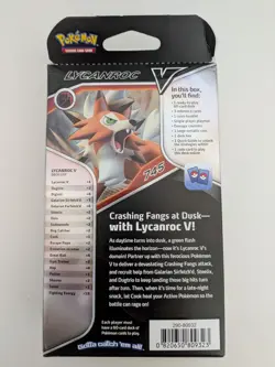 Lycanroc V Battle Deck Sealed Pokemon Box Nintendo 2021 - Image 2