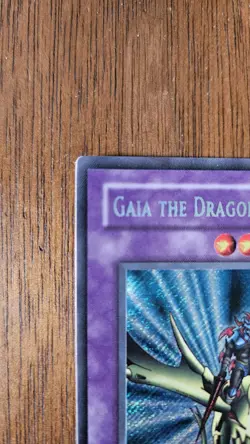 Gaia the Dragon Champion - Unlimited - Secret Rare - LOB-125 - Yu-Gi-Oh! - VLP - Image 3