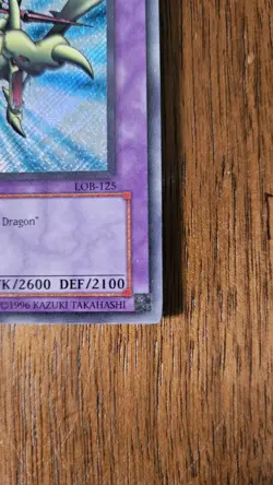 Gaia the Dragon Champion - Unlimited - Secret Rare - LOB-125 - Yu-Gi-Oh! - VLP - Image 5