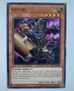Yugioh Yu Gi Oh! Gozuki SR07-EN013 Common 1st Edition - Image 1