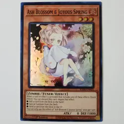 Ash Blossom & Joyous Spring (Alt Art) - RA04-EN025 - NM - Super Rare - 1st ed - Image 1