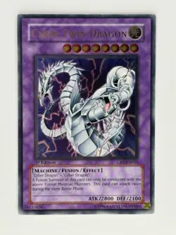 Cyber Twin Dragon CRV-EN035 Cybernetic Revolution Ultimate Rare 1st Edition LP - Image 1