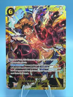 ONE PIECE MONKEY D LUFFY OP10-118 SEC ROYAL BLOOD ENGLISH - Image 1