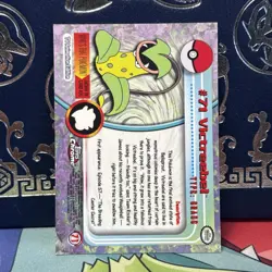 Victreebel #71 Chrome Holo Pokemon Topps Chrome Series 1 Card NM - Image 2