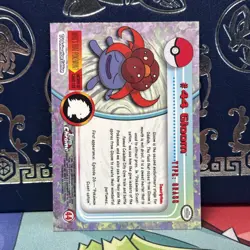 Gloom #44 Chrome Holo Pokemon Topps Chrome Series 1 Card NM - Image 2