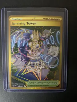Pokemon TCG Trainer Jamming Tower Card 243/182 Destined Rivals - Image 1