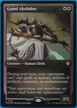 Grand Abolisher (ETCHED) FOIL Commander Masters NM Etched CARD (510718) ABUGames - Image 1