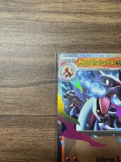 Pokemon TCG Mega Charizard X EX MEP 029 Black Star Promo Card + TIN Near Mint - Image 5