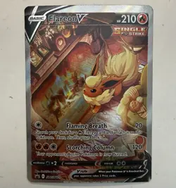 Flareon V SWSH179 SWSH: Sword & Shield Promo Cards Holo Near Mint - Image 1
