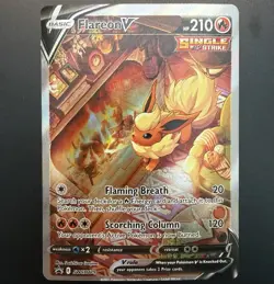 Flareon V SWSH179 SWSH: Sword & Shield Promo Cards Holo Near Mint - Image 2