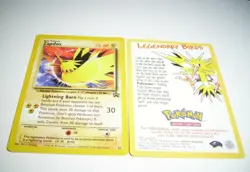 POKEMON CARD ZAPDOS LEGENDARY BIRDS BLACK STAR PROMO No. 23 - Image 4