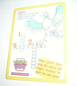 POKEMON CARD ZAPDOS LEGENDARY BIRDS BLACK STAR PROMO No. 23 - Image 5