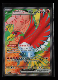 Ethan's Ho-Oh ex 209/182 Ultra Rare Holo SV10: Destined Rivals Pokemon Card - Image 1