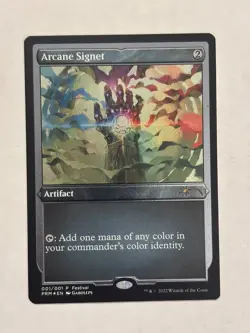 Arcane Signet (Foil Etched) MagicFest Cards Foil Promo Magic the Gathering - Image 1