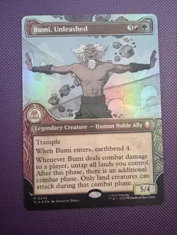 Bumi, Unleashed (Showcase) Avatar: The Last Airbender Foil - Image 1