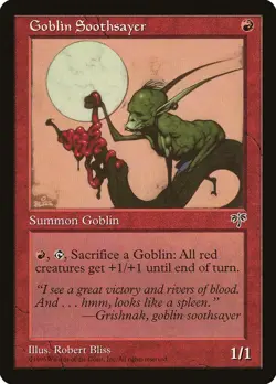 Goblin Soothsayer (179) – Mirage MIR – MTG Magic the Gathering - Image 1