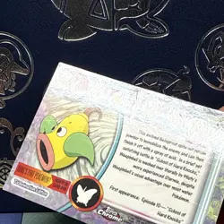 Weepinbell # 70 -Topps Chrome Pokemon- TV Animation Edition- Chromefoil LP - Image 3