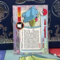 Pokemon - Ivysaur #2 NM/M Topps Chrome - Image 2