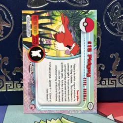 Pidgey Topps Chrome Pokemon #16 NM - Image 2