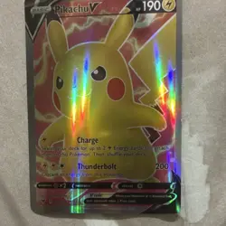 The Pokemon Company Pikachu V Full Art Holo Ultra Rare 170/185 Vivid Voltage - Image 1