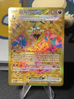 Pokemon TCG Charizard ex 228/197 SV03: Obsidian Flames Hyper Rare Holo - Image 3