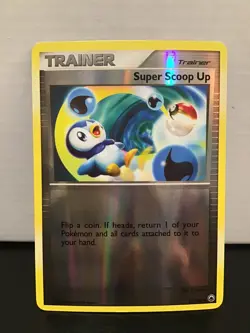 Super Scoop Up 87/100 Pokemon Majestic Dawn Reverse Holo Uncommon - Image 1