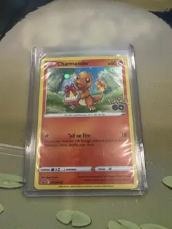 Charmander SWSH232 Holo Black Star Promo Pokemon Go Raw 2022 - Image 1