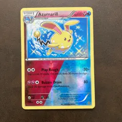 Azumarill 77/114 Reverse Holo NM Steam Siege Pokemon TCG - Image 3