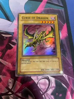 YUGIOH - CURSE OF DRAGON - SUPER RARE - UNLIMITED - LOB - LP - Image 1