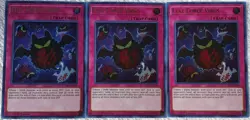 Yugioh 3x Full Force Virus LCKC-EN049 Ultra Rare 1st Edition Near Mint Playset - Image 1