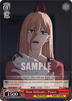 HOW DELICATE~ POWER Chainsaw Man Weiss Schwarz Card #CSM/S96-E067 C - Image 1