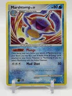Marshtomp 67/147 Pokemon Trading Card TCG Nintendo Supreme Victors 2009 G7 - Image 1