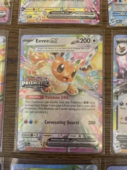 STAMPED COMPLETE Prismatic Evolutions Eeveelutions EX Promo Cards Set! All NM - Image 2