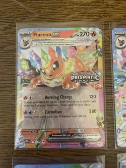 STAMPED COMPLETE Prismatic Evolutions Eeveelutions EX Promo Cards Set! All NM - Image 3