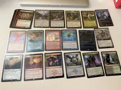 190 Magic the Gathering MTG card lot with FOILS/RARES $1-$5 Pics For List - Image 1