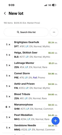 190 Magic the Gathering MTG card lot with FOILS/RARES $1-$5 Pics For List - Image 2