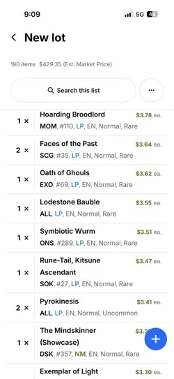 190 Magic the Gathering MTG card lot with FOILS/RARES $1-$5 Pics For List - Image 4