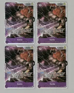 One Piece Card Game OP01-094 Kaido Romance Dawn x4 playset bonus SR bonus - Image 1