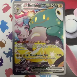 Pokemon TCG Journey Together Iono's Bellibolt EX Card 183/159 Sir Card NM - Image 3