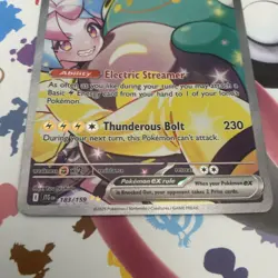 Pokemon TCG Journey Together Iono's Bellibolt EX Card 183/159 Sir Card NM - Image 4