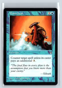 (2x) Mana Leak Stronghold Common – MTG Magic the Gathering Card - Image 1