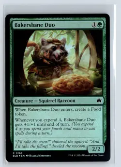 (3x) FOIL Bakersbane Duo Bloomburrow Common – MTG Magic the Gathering Card - Image 1