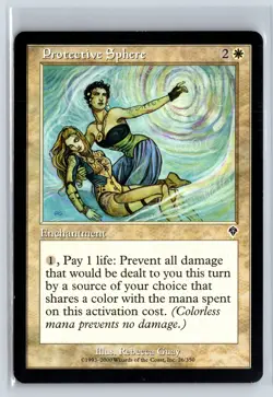 (2x) PROTECTIVE SPHERE - Invasion – MTG Magic the Gathering Card - Common - Image 1