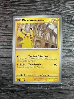 Pokemon Pikachu At The Museum Promo Card - MEP ✅ - Image 1