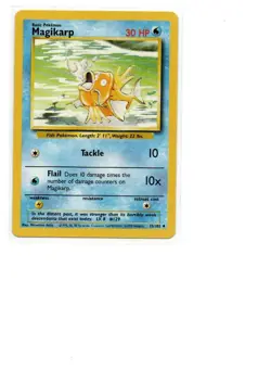 Magikarp 35/102 - Uncommon 1999 English Base Set Pokemon Card - Image 1