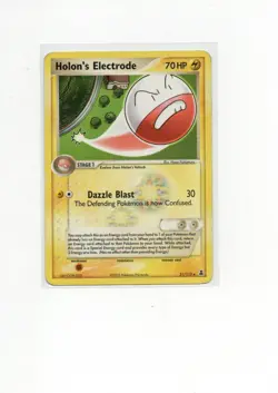 Holon’s Electrode 21/113 EX Holon Phantoms Pokemon Card - Image 1