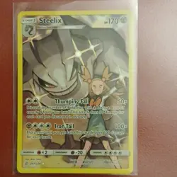 Steelix 247/236 Cosmic Eclipse 2019 Secret Rare IR Pokemon Card TCG - Image 1